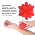 thumbnail image 4 of Bola De Masaje Fascial De Silicona, Bola De Liberación Muscular, Gimnasio Para Aliviar El Dolor Muscular Para El Cuerpo De Vuelta A Casa ANGGREK Rojo, 4 of 8