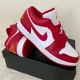thumbnail image 2 of N I-K-E A i r-Jor-dan 1 Low CARDINAL RED/Lt Curry-Wt[553558-607] 8, 9, 9.5, 10, 11 NEW, 2 of 6