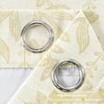 thumbnail image 2 of DriftAway Twyla Linen Blend Blackout Curtains for Bedroom Boho Floral Printed Thermal Insulated Grommet Top Lined Window Treatments for Living Room 2 Panels W52 x L84 Ivory Beige, 2 of 8