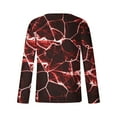 thumbnail image 4 of Honeeladyy Men's 3D Print T Shirts Funny Graphics Pattern Crewneck Long Sleeve Tees Athletics Workout Top #Ni-Red-XXXL, 4 of 5