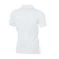 thumbnail image 3 of Big&Tall White T Shirts for Men Fashion Mens Casual Solid Short Sleeve Turn-down Collar T-Shirt Blouse Tops Vocation T-Shirt,White,5XL, 3 of 4