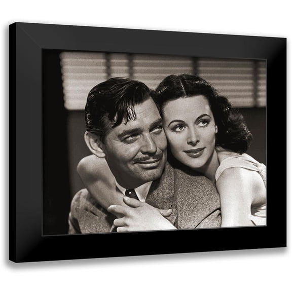 Hollywood Photo Archive 14x12 Black Modern Framed Museum Art Print Titled - Clark Gable