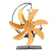 thumbnail image 1 of Ventilador De Estufa De Calor Modelo Luna De 7 Aspas Operación Silenciosa Circulación De Aire Caliente Ventilador De Quemador De Leña Altamente Eficiente para Accesorios De Estufa De Leña Do, 1 of 10