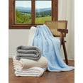 thumbnail image 5 of GARVEE Heated Electric Blanket Throw,50"x60" Waffle Weave Fast Heating Blankets,6 Heat Levels & 4 Hour Auto Shut Off,Blue, 5 of 9
