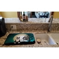 thumbnail image 2 of Halloween Scary Bull Terrier Black White Dish Drying Mat, 2 of 2