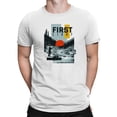thumbnail image 2 of First Light Fly Fishing Landscape Men's White T-shirt, 2 of 3