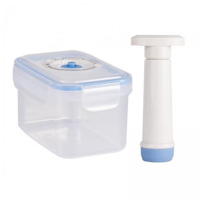 Luzkey 4xVacuum Container Saver Vacuum Seal Container for Salads Meals Dry Foods 0.8L