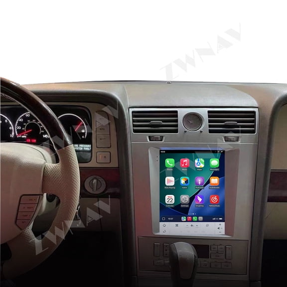 ZWNAV 10.4 inch Car Radio Android 12 Screen for Lincoln Navigator 2005-2009 GPS Audio Receiver Carplay Stereo Head Unit