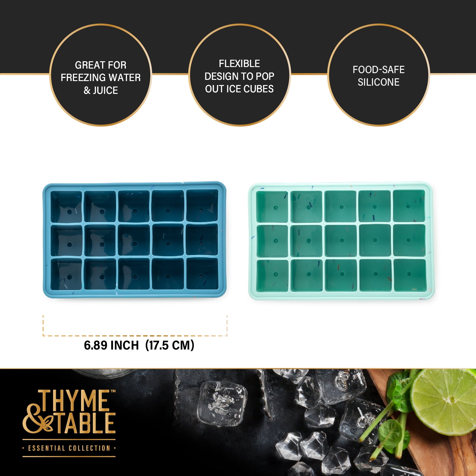 Our Table™ Silicone Ice Cube Trays, 2 pk - Harris Teeter