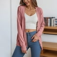 thumbnail image 2 of Hessimy Women's 2025 Winter Fuzzy Popcorn Batwing Sleeve Cardigan Knit Oversized Sherpa Sweater Coat(Pink,M), 2 of 6