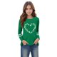 thumbnail image 4 of Blusas y camisas de manga larga con cuello redondo, moda del Día de San Patricio, blusa informal con estampado bonito de manga larga para niños y niñas., 4 of 5