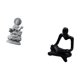 thumbnail image 5 of Estatua de Guan Yin,Estatua de Guan Yin para decoración del hogar.,Escultura de Kuanyin,figurita,decoración china,regalos,Figura de pensador abstracto,Estatua de pensador, 5 of 8