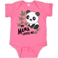 thumbnail image 3 of Inktastic My Mama Loves Me Cute Panda Boys or Girls Baby Bodysuit, 3 of 5