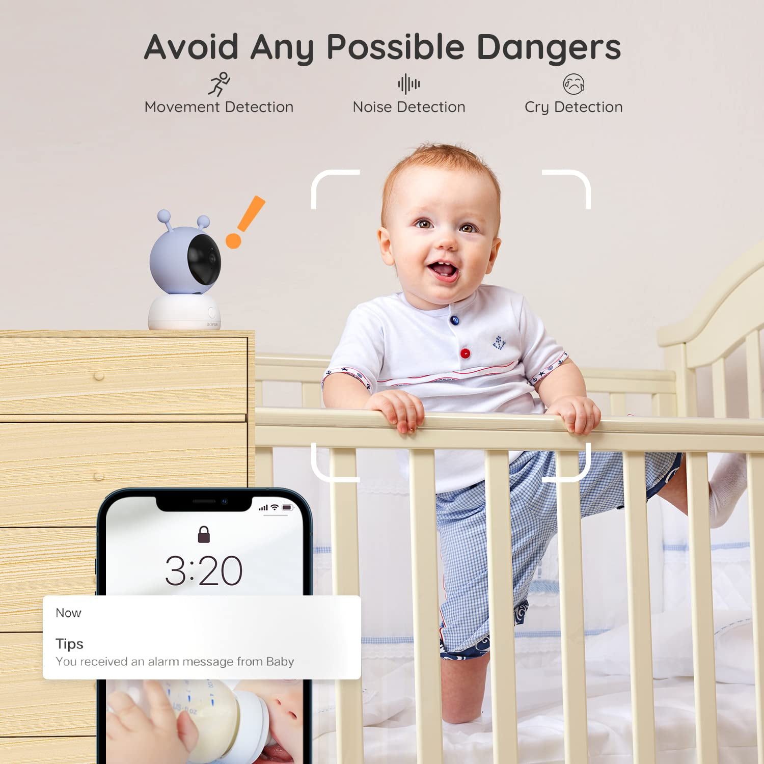 Boifun Baby Monitor and Camera- Brand New