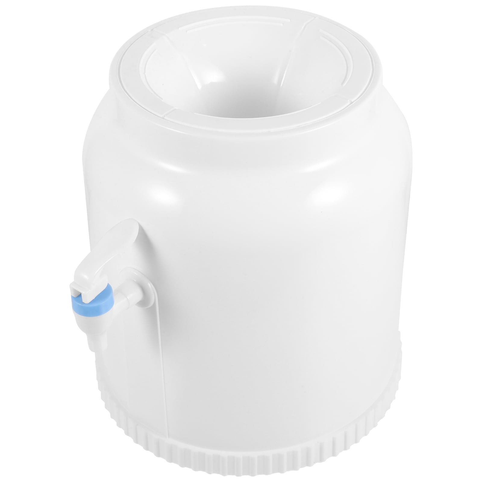 HEMOTON White Mini Water Dispenser for Desk Made of Plastic Holds Bottled Water 2.5L Ideal for Office Use