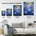 thumbnail image 3 of Ethereal Cornflower Meadow in Blue and Purple Extra Large XL Wall Art Poster Print, 3 of 5