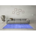 thumbnail image 3 of Ahgly Company Indoor Rectangle Persian Blue Traditional Area Rugs, 2' x 5', 3 of 4