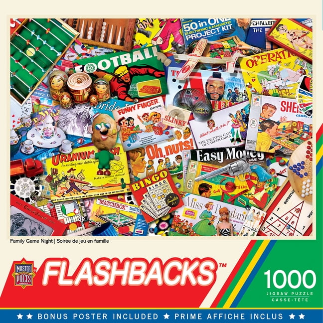 90s Shows 1000 Piece Jigsaw Puzzle MasterPieces TV Time Puzzles Collection 