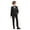 Black, variant on Boys Suit Wedding Ring Bearer Outfit Kids Suit Set, Blazer Pants Bow Tie Dress Clothes Formal Wear