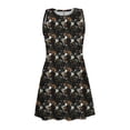 thumbnail image 5 of Vestido de tirantes de camisola con estampado de manga corta con estilo de verano para mujer OAVQHLG3B Store lin121212, 5 of 5