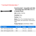 thumbnail image 2 of Front Driveshaft - Compatible with 2006 - 2010 Dodge Ram 2500 4WD 5.9L 6.7L 6-Cylinder Diesel 2007 2008 2009, 2 of 2