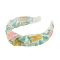thumbnail image 5 of Unique Bargains 1 Pc Colorful Embroidered Headbands Pink Green, 5 of 6