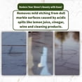 thumbnail image 2 of Marble Etch Remover and Polish Powder - Restores minor etching on marble, limestone, travertine, and calcite stones - Easy to use - No special tools needed, 1 ounce for small areas, 2 of 4