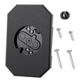 thumbnail image 3 of lacooooppia Siding Light Mounting Block ,Vinyl Siding Mounting Kit, Spare Parts, Vinyl Siding Block for 4 inch Siding 1/2 inch Lap Double Black, 3 of 8