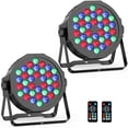 thumbnail image 1 of Luces LED EyeSite de 36 W, 36 LED RGB activadas por sonido, paquete de 2, 1 of 7