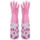 thumbnail image 1 of 1 Pair of Dish Washing Gloves Long Cuff Gloves Reusable Cleaning Gloves Warmth Kitchen Gloves, 1 of 3