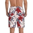 thumbnail image 2 of Yiaed Lilies Flowers for Men's Soft Sleep Pajama Short Lounging Pajama Shorts-Medium, 2 of 8