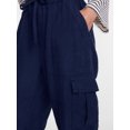 thumbnail image 4 of Scenario Women's Soft Fluid Cargo Joggers, 26" Inseam, Sizes XS-XXXL, 4 of 5