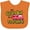 Orange, variant on Inktastic My Grandpa is a Firefighter with Fire Truck Boys or Girls Baby Bib