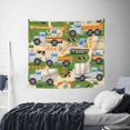 thumbnail image 4 of Daiia Construction Machinery1 Pattern Tapestry 60x51 Inches Wall Hanging Tapestry Artistic Wall Hanging Bedroom Wall Decor Living Room Tapestry Dorm Room Decor, 4 of 9