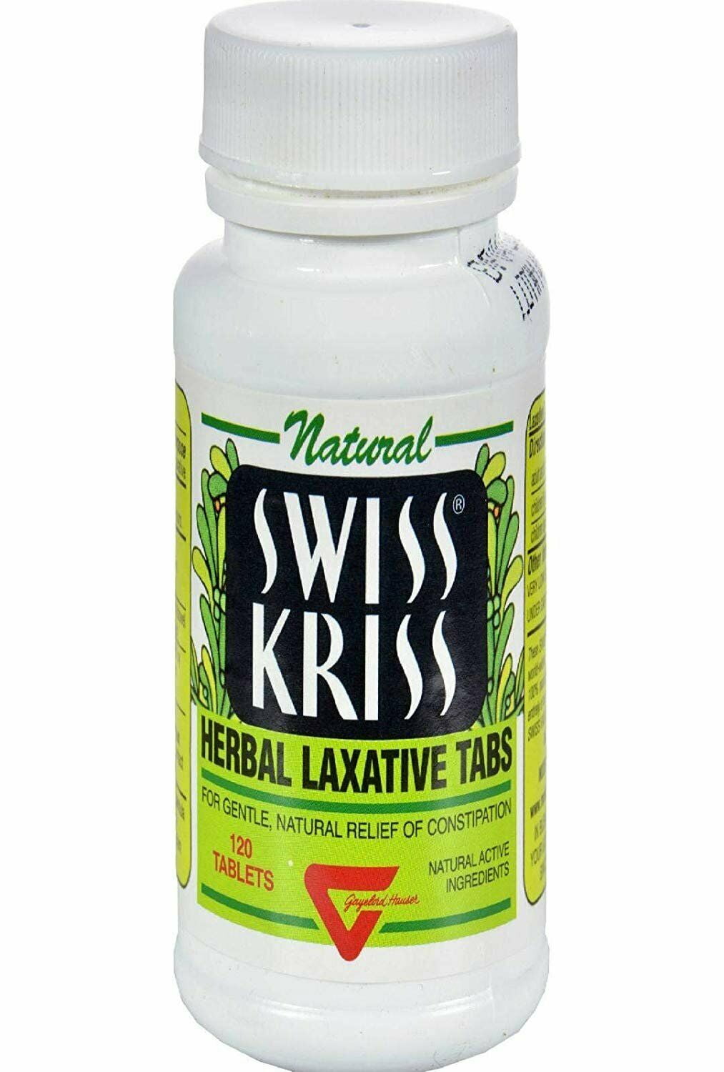 Swiss Kriss Herbal Laxative Tablets 120 ea