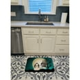 thumbnail image 3 of Halloween Scary Shih Tzu Black White Machine Washable Memory Foam Mat, 3 of 4