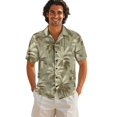 thumbnail image 3 of KUIFORTI Couple Matching Outfits Vintage Palm Tree Lightweight Husband and Wife Clothing Washable Mens Shirts Casual with Soft Fabric Fashionable Fit for Outdoor Picnic, 3 of 7