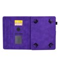 thumbnail image 5 of for Universal 7.5-8.5 Inch tablet, Premium Luxury PU Leather Cover Folio with Dual Stand Case Cover with Stylus Slot & Card Slots for iPad Mini 7.9 Series/Kindle Fire HD 8/Samsung Tab A 8.0, Purple, 5 of 5
