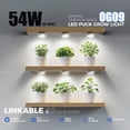 thumbnail image 3 of Lámpara LED de cultivo Barrina Orbgrow OG09 Puck 54 W 5000 K, 6 paquetes, 3 of 9