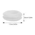 thumbnail image 2 of WRITWAA 50Pcs Round Rubber Gasket For Glass Jars Extended Fermentation Home Brewers, 2 of 8