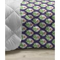thumbnail image 3 of Cactus Print Down Alternative Comforter, Illustration of Celebrating Scene Cinco de Mayo Festival in Mexico, Microfiber Quilt for All Season, 5 Sizes, White and Multicolor, by Ambesonne, 3 of 3