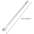 thumbnail image 2 of 2pcs Stainless Steel Medicine Spoon Lab Spoon 20 cm Double Headed Mini Spoon Home Pharmacy Silver, 2 of 5