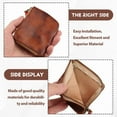 thumbnail image 5 of Monedero de , para Mujeres y Hombres Cartera Vintage Hecha a Mano, Mini Tarjetero, Monederos con Cremallera, 5 of 5