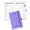 Lilac, variant on POPRUN Monthly Planner 2027-2028, Small-4" x 6.25" (Jan 27-Dec 28), 2 Year Pocket Calendar Book for Purse, Inner Pocket, Leather Hardcover, Petrol
