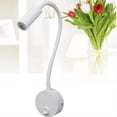 thumbnail image 4 of 6 Piezas 3W Luces para Estantería Lámpara Mesa Minimalista Lámpara Lectura con Cuello de Cisne Lámpara Montada en la Pared para Dormitorio Lámpara de Trabajo LED para Dormitorio, 4 of 5