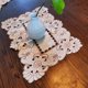 thumbnail image 5 of Juego de 4 manteles individuales bordados con flores de 17 pulgadas x 11 pulgadas, elegantes y clásicos, lavables, manteles individuales de encaje, fiesta de decoración del hogar, 5 of 5