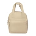 thumbnail image 2 of Lonchera con forro plastificado y asas con broche-Maliit beige 21 x 23 x 20, 2 of 2