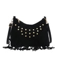 thumbnail image 6 of XINXIAOO Women's Retro Messenger Bag with Fringe & Studs, Casual Crossbody Shoulder Purse for Daily Use, 6 of 6
