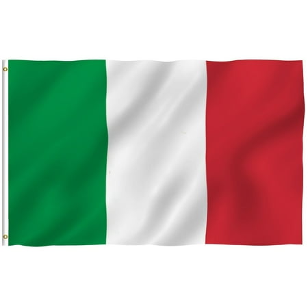 - G128 - 3X5ft ITALY FLAG ITALIAN PRIDE BANNER NATIONAL FLAG W/ BRASS GROMMET USA SELLER