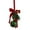 Red2, variant on Christmas Jingle Bell Ornaments with Elk & Pinecone - Gold Metal Farmhouse Christmas Tree Hanging Decorations with Red Bow for Xmas Home Decor
